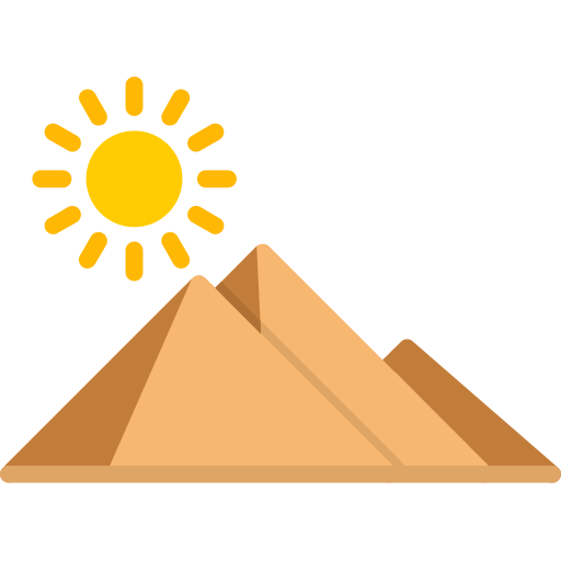 Pyramids in giza icon